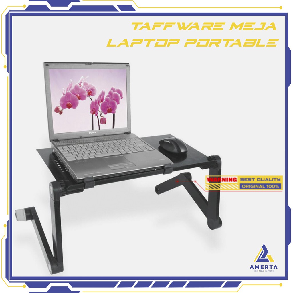 Taffware Meja Laptop Portable Table Length 42 x 26 cm