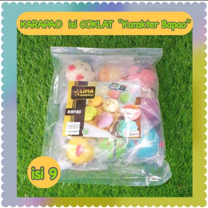 KARAPAO ISI COKLAT(Karakter Bapao)