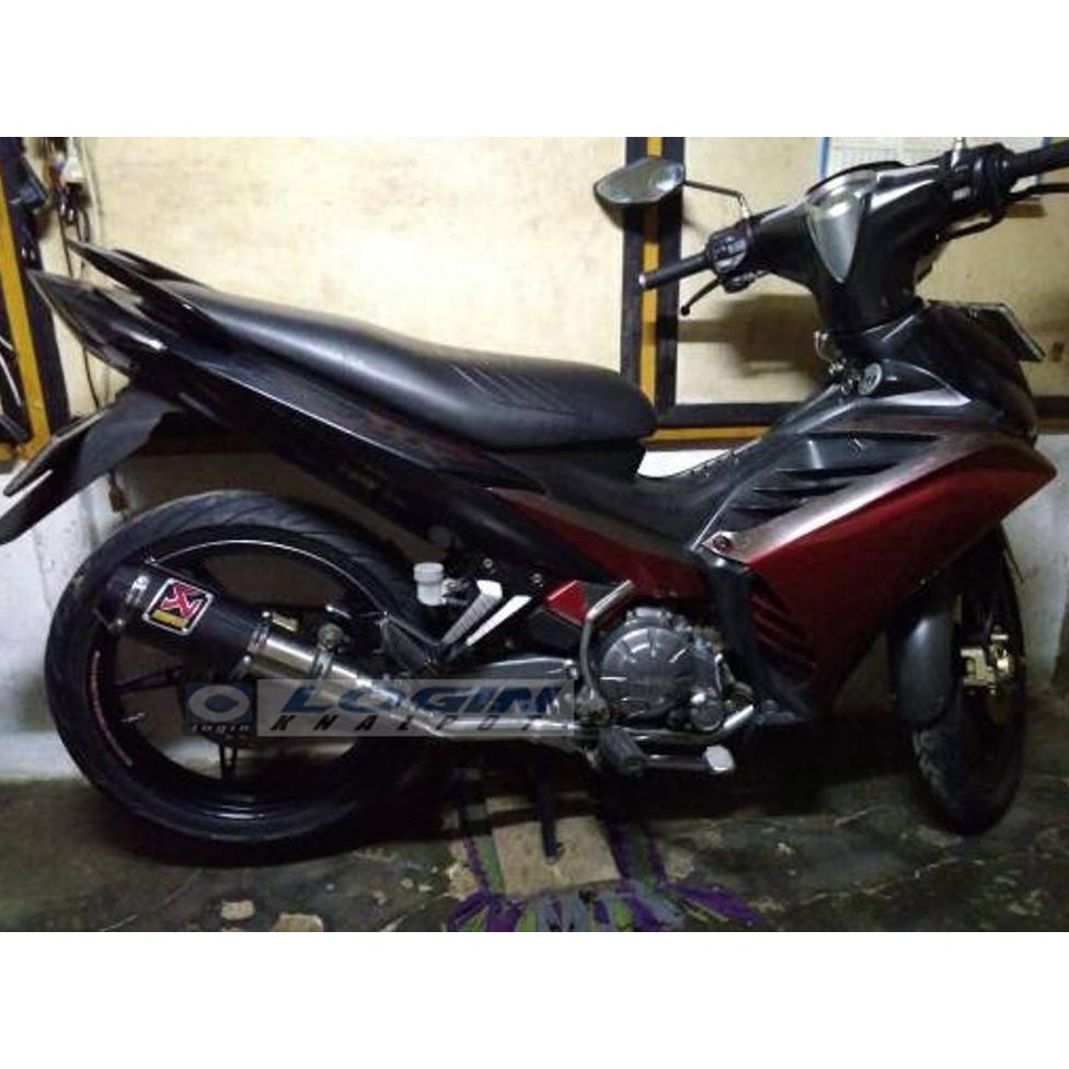 Jual Knalpot Racing Yamaha Jupiter Mx 135 Fullsystem Akrapovic Gp