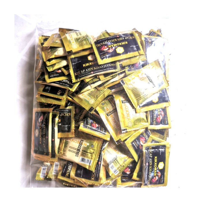 

Unik Kikkoman Soy Sauce 5 ml HALAL isi 100 Sachet Kecap Asin Khas Jepang Diskon