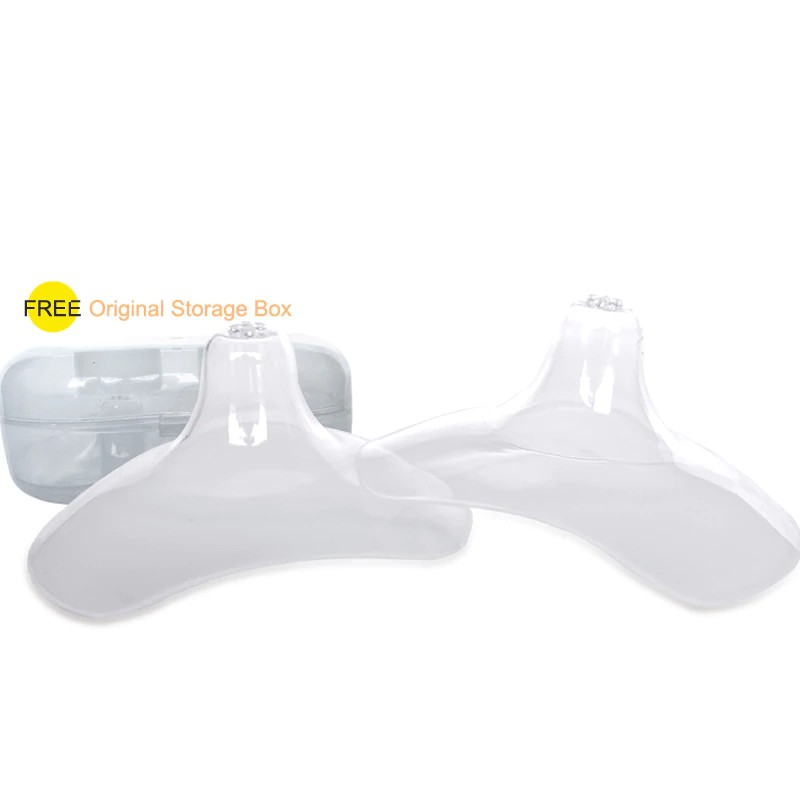 Cmbear 2 Pcs Silicone Nipple Protectors Feeding Mothers Shields Nipple Protection ZRB-0700