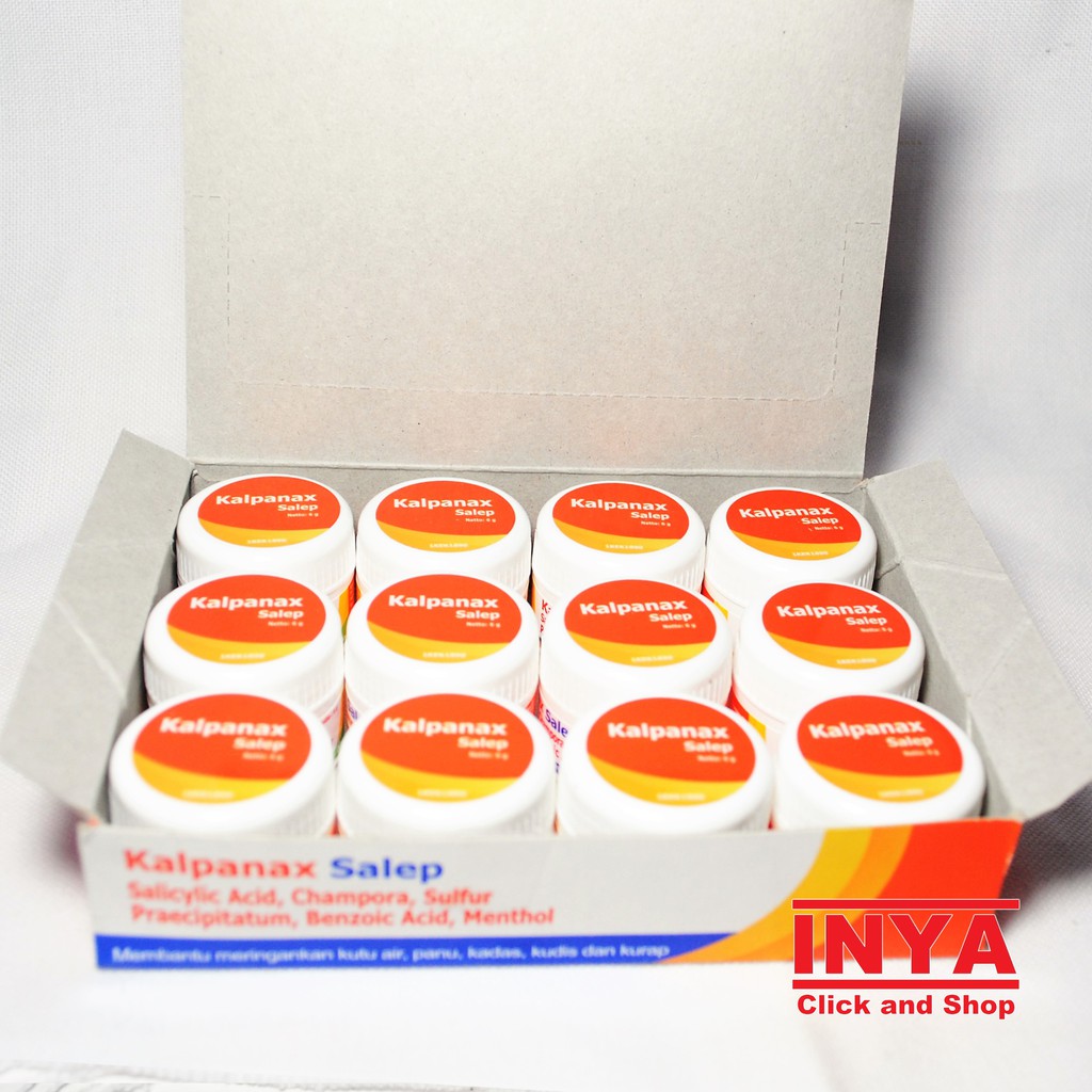 KALPANAX SALEP CREAM 12x6gr BOX - Salep Kulit - Skin Ointment