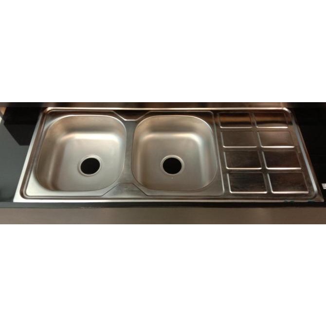 Bak cuci piring stainless 201 / kitchen sink - Walnut WDO12050B