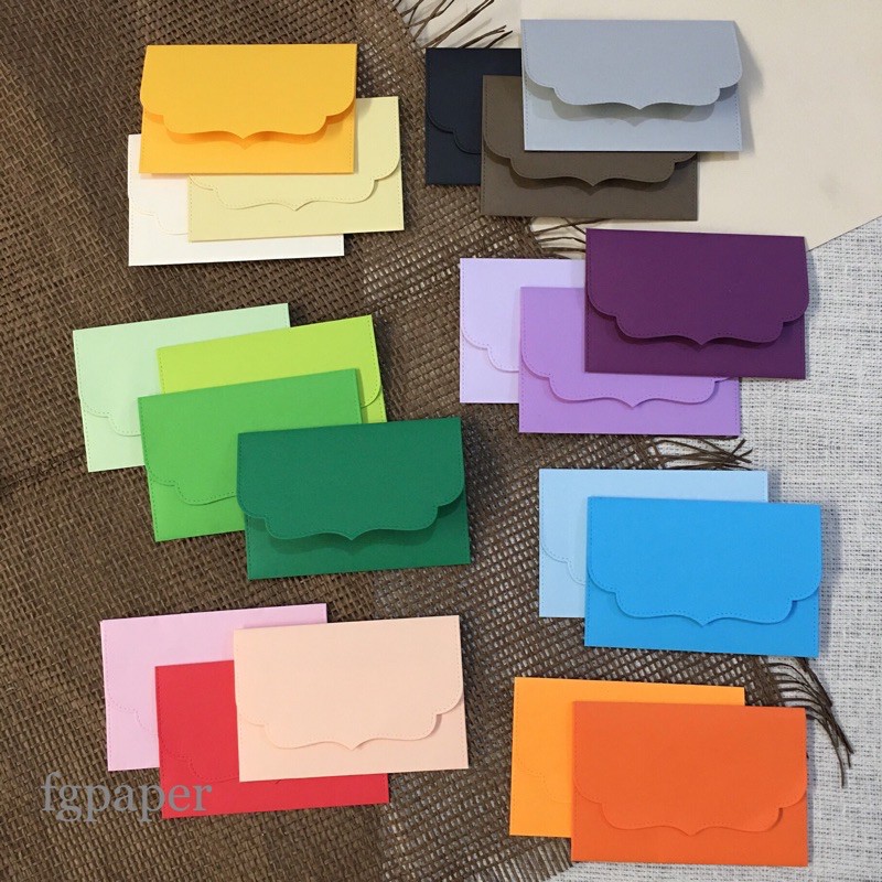 

Amplop Mini Warna Warni 5,8 X 8,8cm l Amplop Uang Kecil by fgpaper