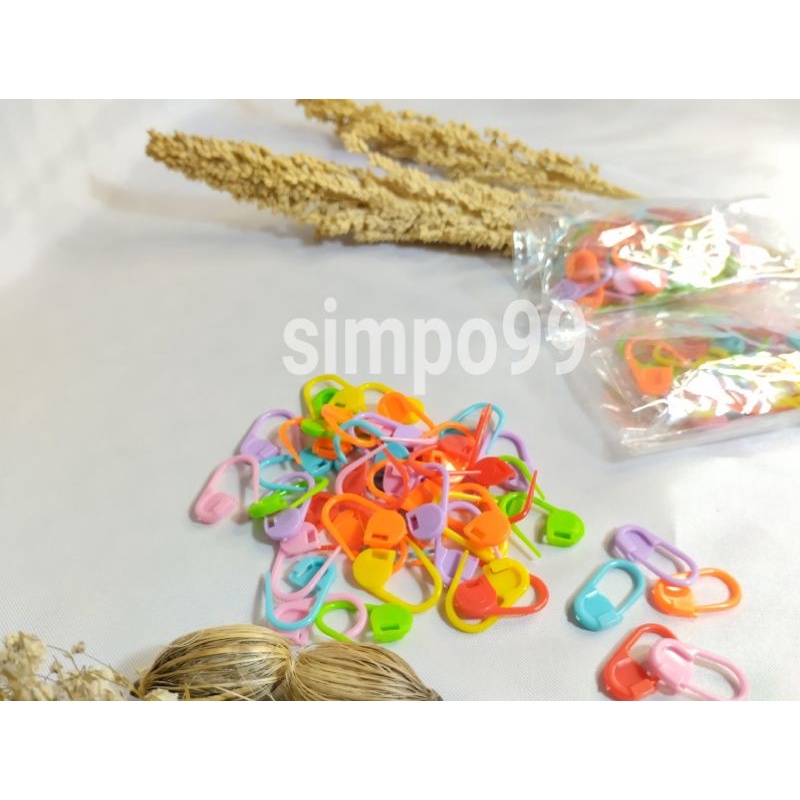 SIMPO99 - Peniti Hijab Plastik / Peniti Hijab / Peniti Anak / Peniti Multifungsi / Peniti Rajut / Peniti Anti Karat / Peniti Penanda / Peniti Kekinian / Peniti Hijab Anak / Peniti Multifungsi / Peniti