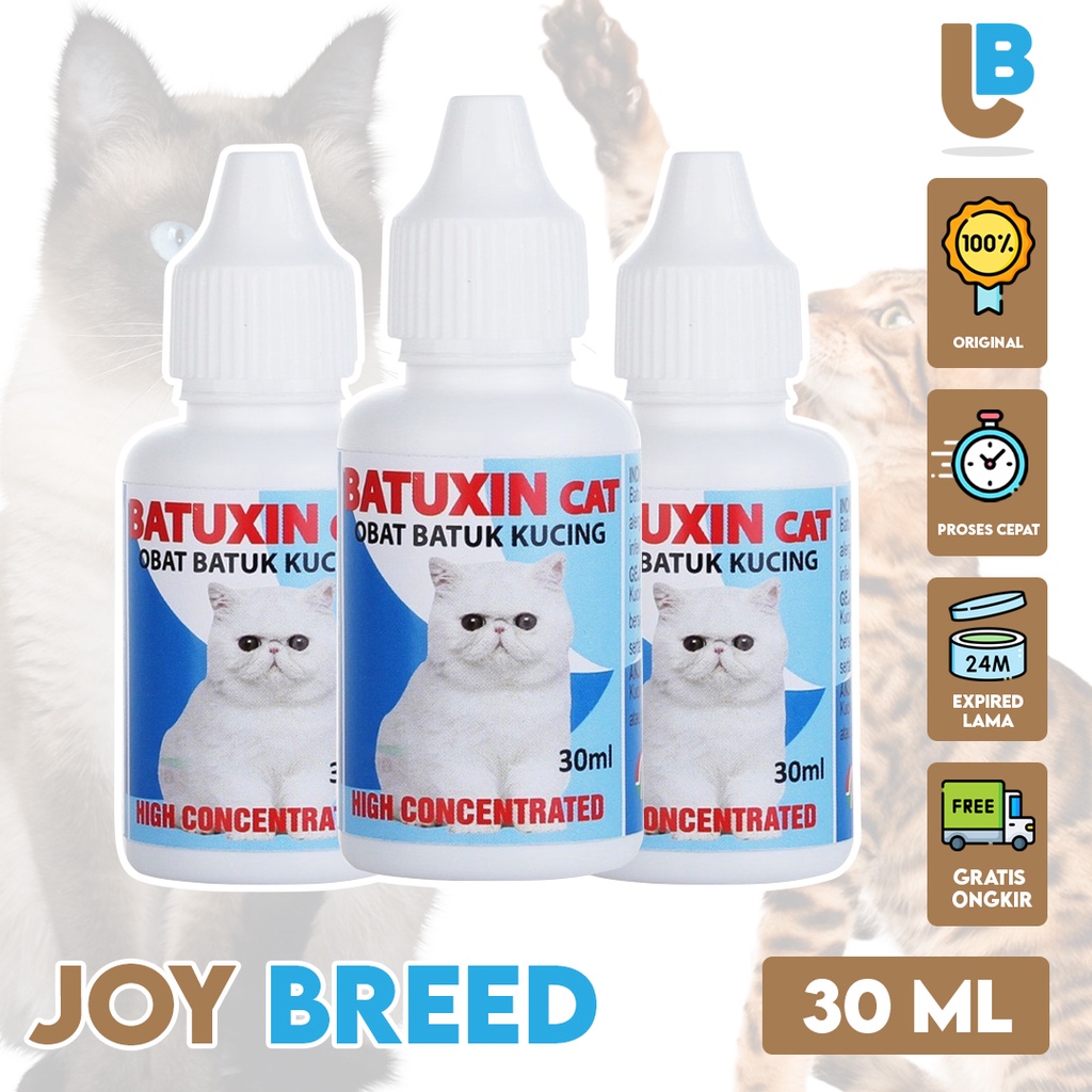 OBAT BATUK PILEK KUCING TETES BATUXIN 30 ML OBAT ANTI BATUK PILEK