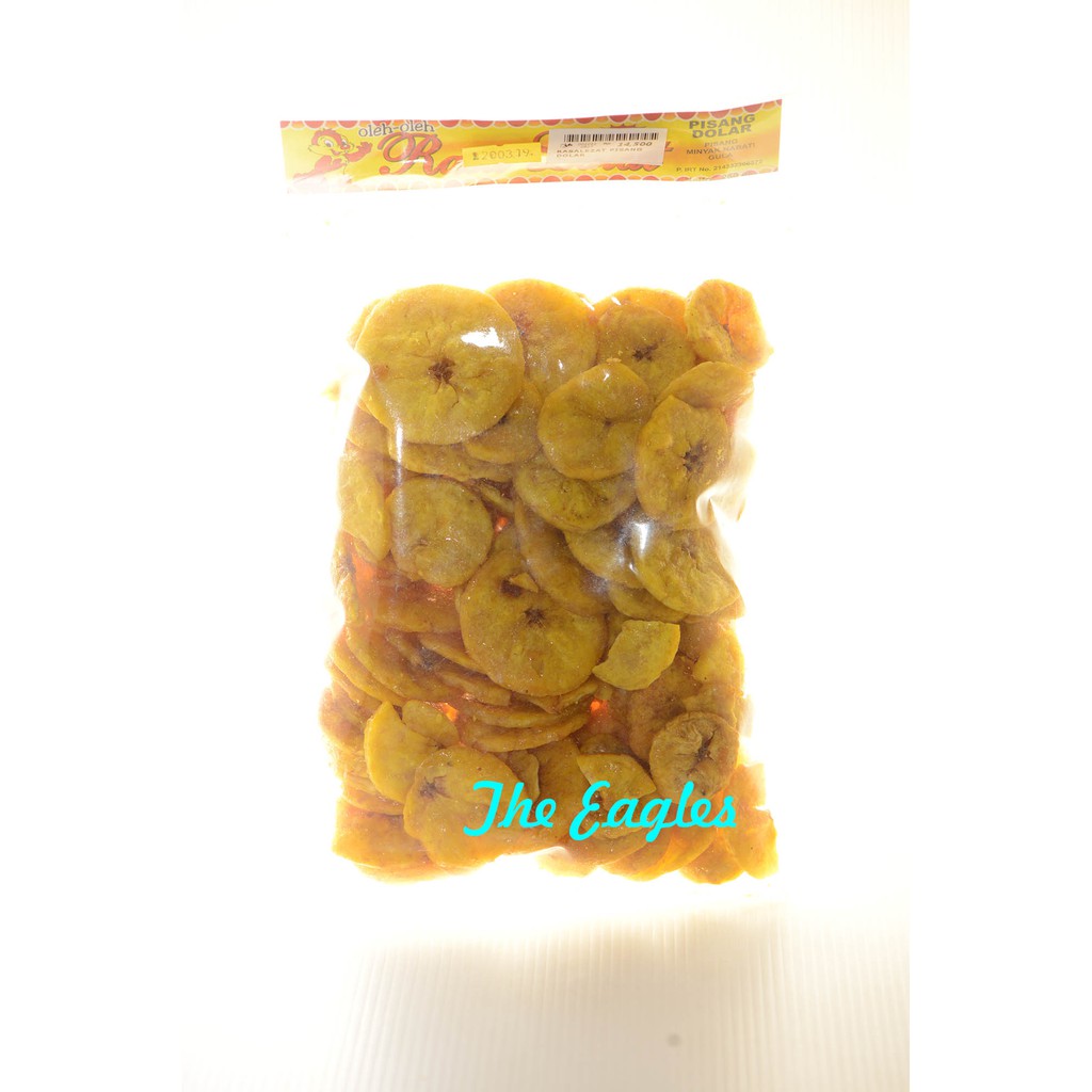 

Keripik Kripik Pisang goreng Dollar cap YU SRI 180gr crispy renyah manis OLEH khas SOLO tradisional