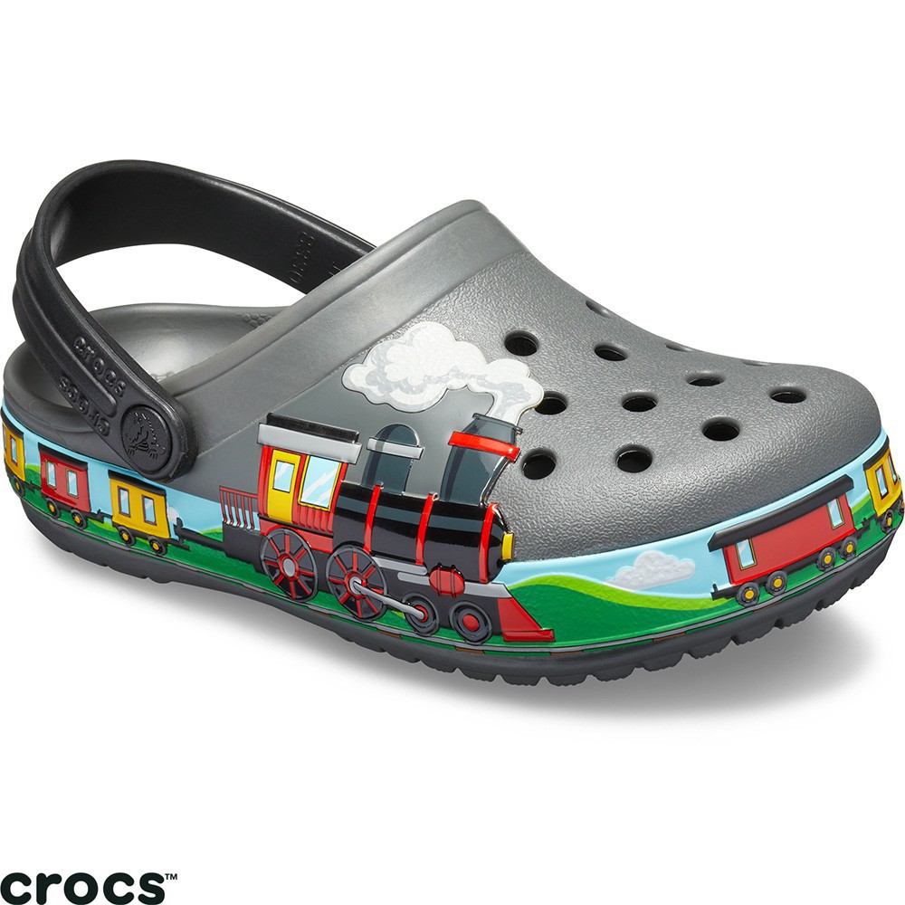 Crocs Train Sandal Anak Cowok Cowo Original Crocs