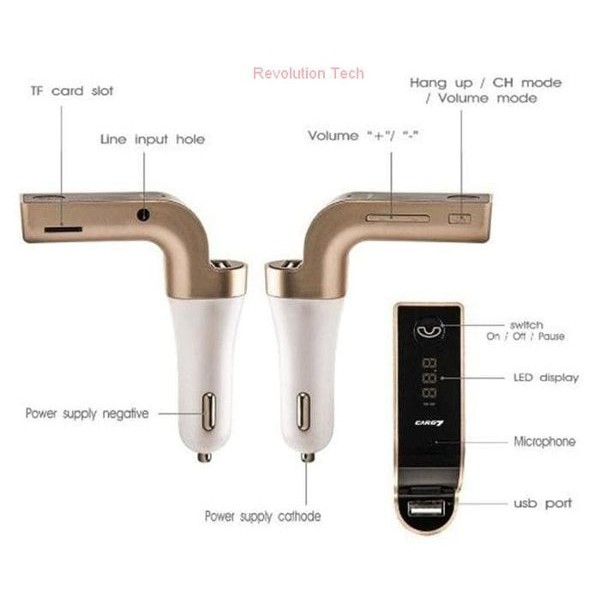 CARG 7 FM Modulator MP3 Bluetooth TERMURAH