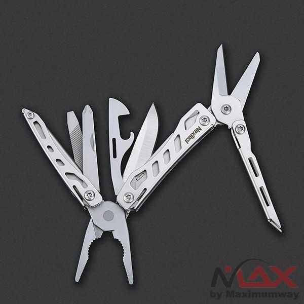 NexTool Pisau Lipat Multifungsi 10 in 1 Mini Knife Tool - KT5022 Warna Silver