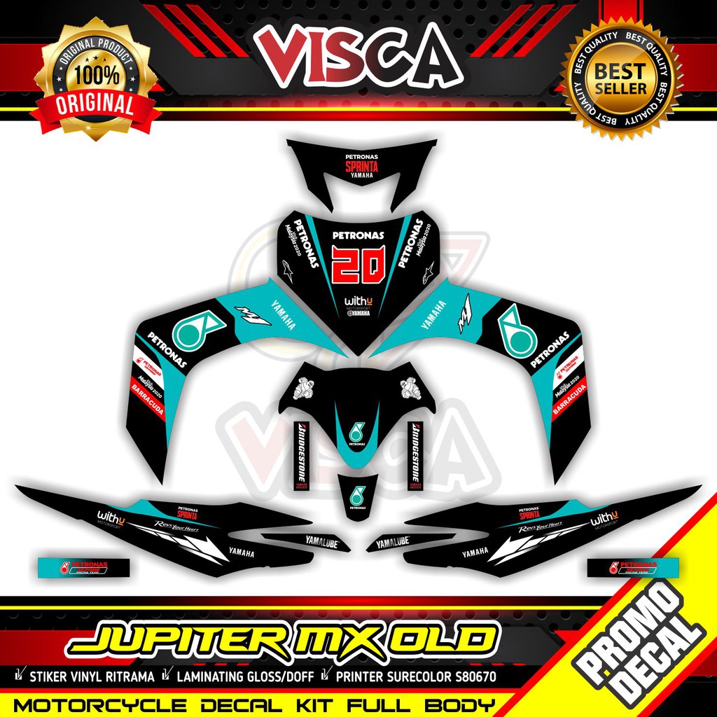 (COD) Decal Jupiter Mx Old/Lama 2005 2006 2007 2008 2009 2010 Full Body Stiker Jupiter Mx Old Varias
