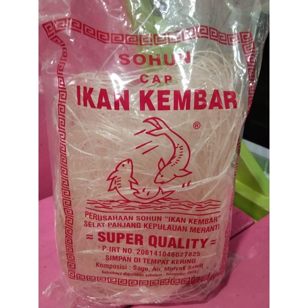 Mie Sohun Cap Ikan Kembar 150+- Gram Khas Selatpanjang