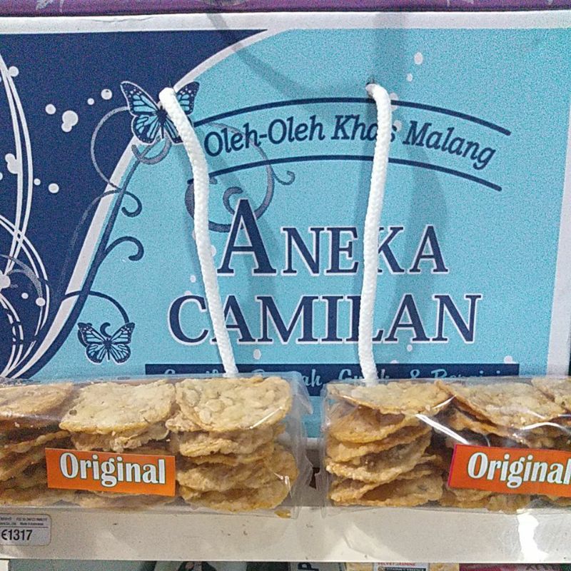 

keripik tempe khas malang DUS isi 20