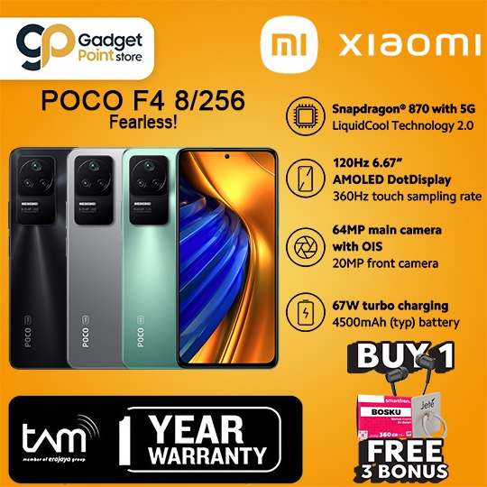 xiaomi poco f4 8gb 256gb 8 256 smartphone garansi resmi tam
