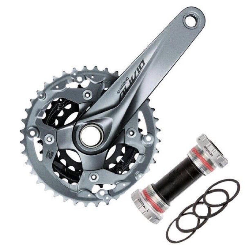 Crank shimano ALIVIO 3x9 speed M4050 40/30/22T 170mm