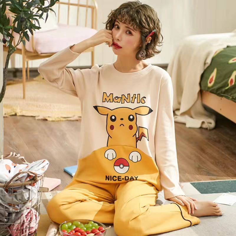 BAJU TIDUR PIYAMA SET PP LENGAN PANJANG CELANA PANJANG IMPORT PREMIUM BANYAK MOTIF