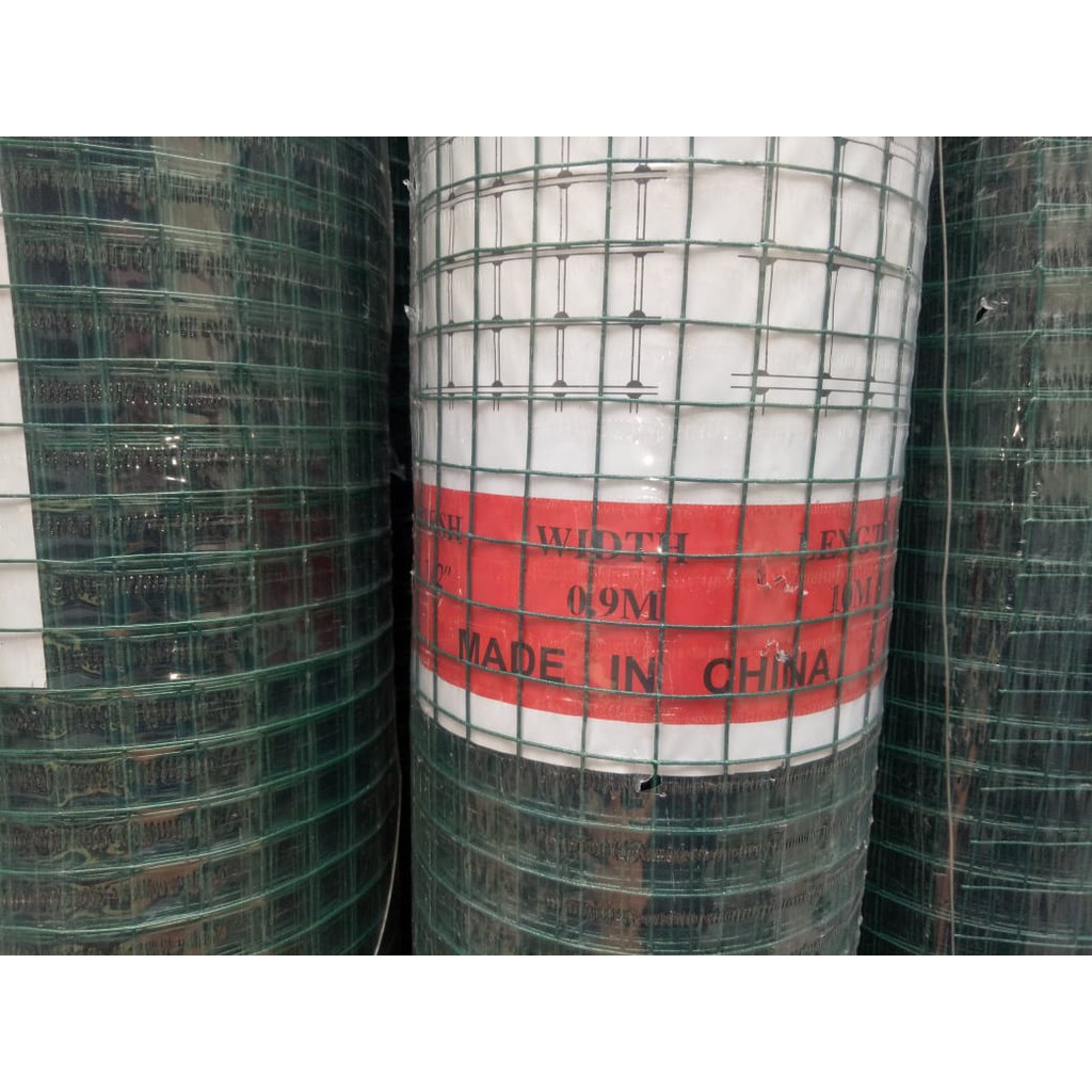 kawat loket pvc hijau kawat ram kawat kandang 10 meter