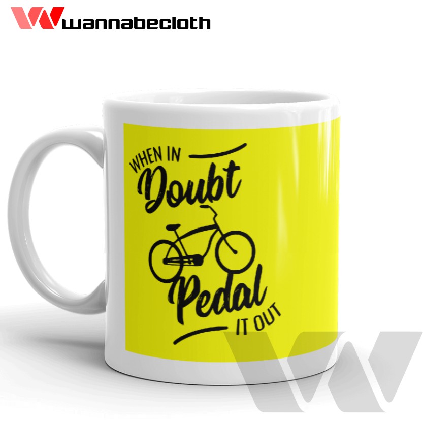 Gelas Sepeda Mug Sepeda Souvenir Mug Unik Cetak Mug Custom Print Mug Gowes Mug Custom Sepeda v3