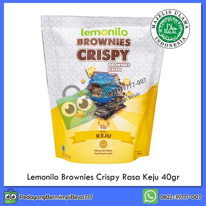 

Lemonilo Brownies Crispy 40gr | Brownies Kering | Bronis | Snack Sehat Best Seller