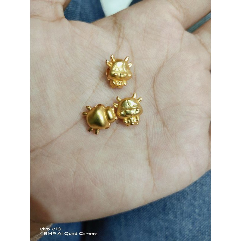 charm xuping liontin Gelang model sapi