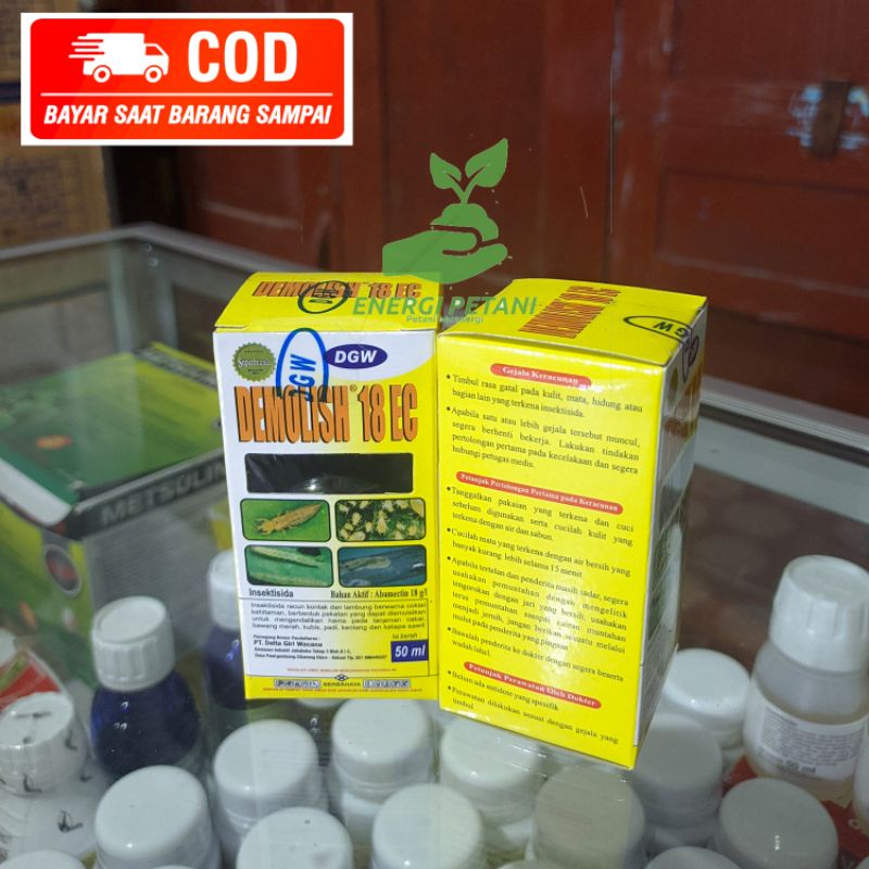 obat  DEMOLISH 18 EC 50ml insektisida pengendali hama