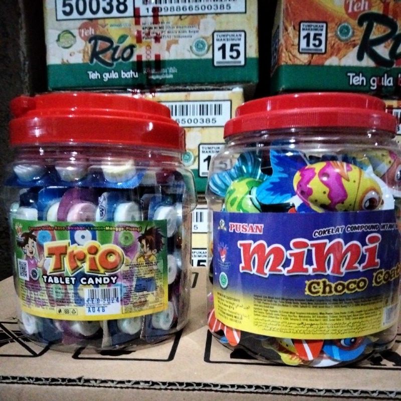 

PERMEN PELUIT TRIO DAN PERMEN IKAN MIMI KEMASAN TOPLES IMUT / HARGA PER TOPLES