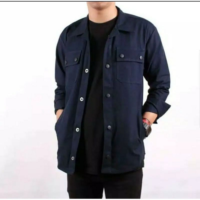 TRUCKER JACKET || JAKET SEMI PARKA || SIZE M L XL XXL