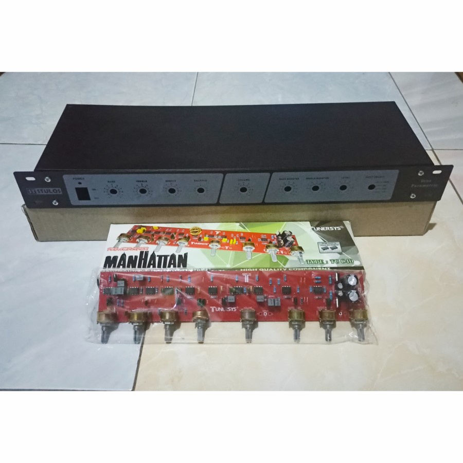 Paket Box Dan Kit Stereo Parametrik Elite C40 Tone Control Tunersys