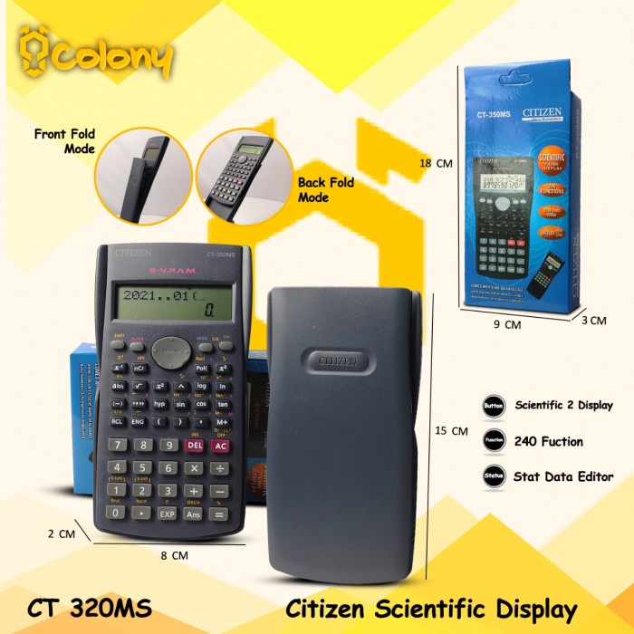 

Ori Citizen Kalkulator Besar Digital Dagang Sekolah Kantor Scientific