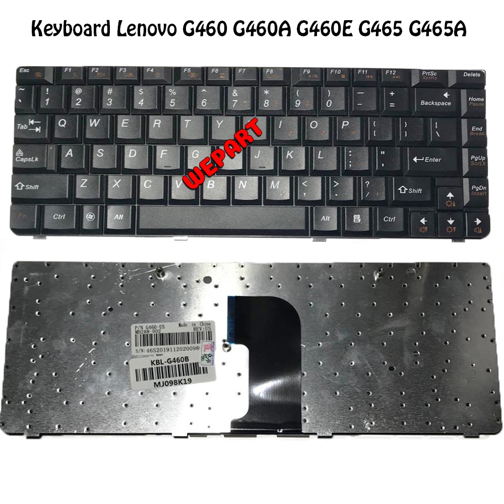 Keyboard Laptop Lenovo G460 G460A G460E G465 G465A G465Ab G460L G460EX