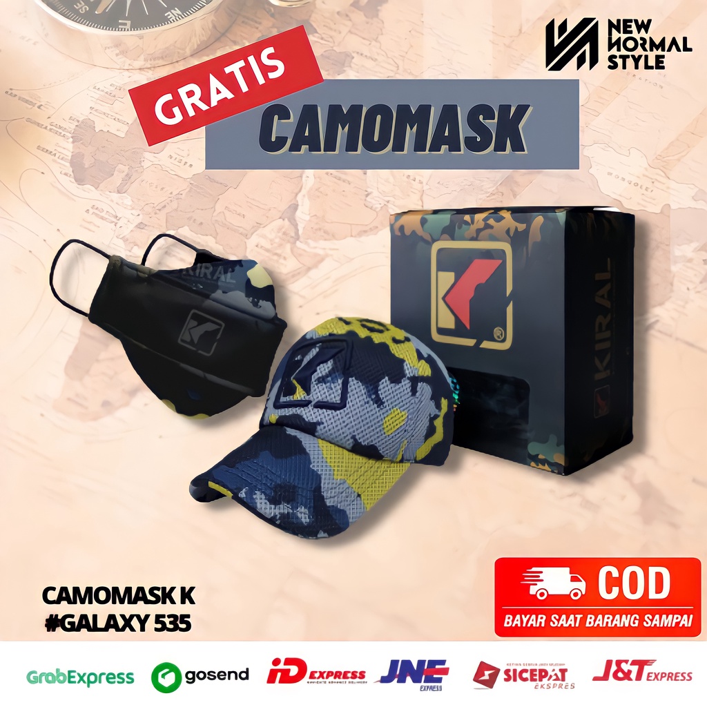 GALAXY SERIES Topi Pria Distro Baseball Jaring Tactical Komando Pria Wanita Cowok Kekinian Original Keren Dewasa Murah