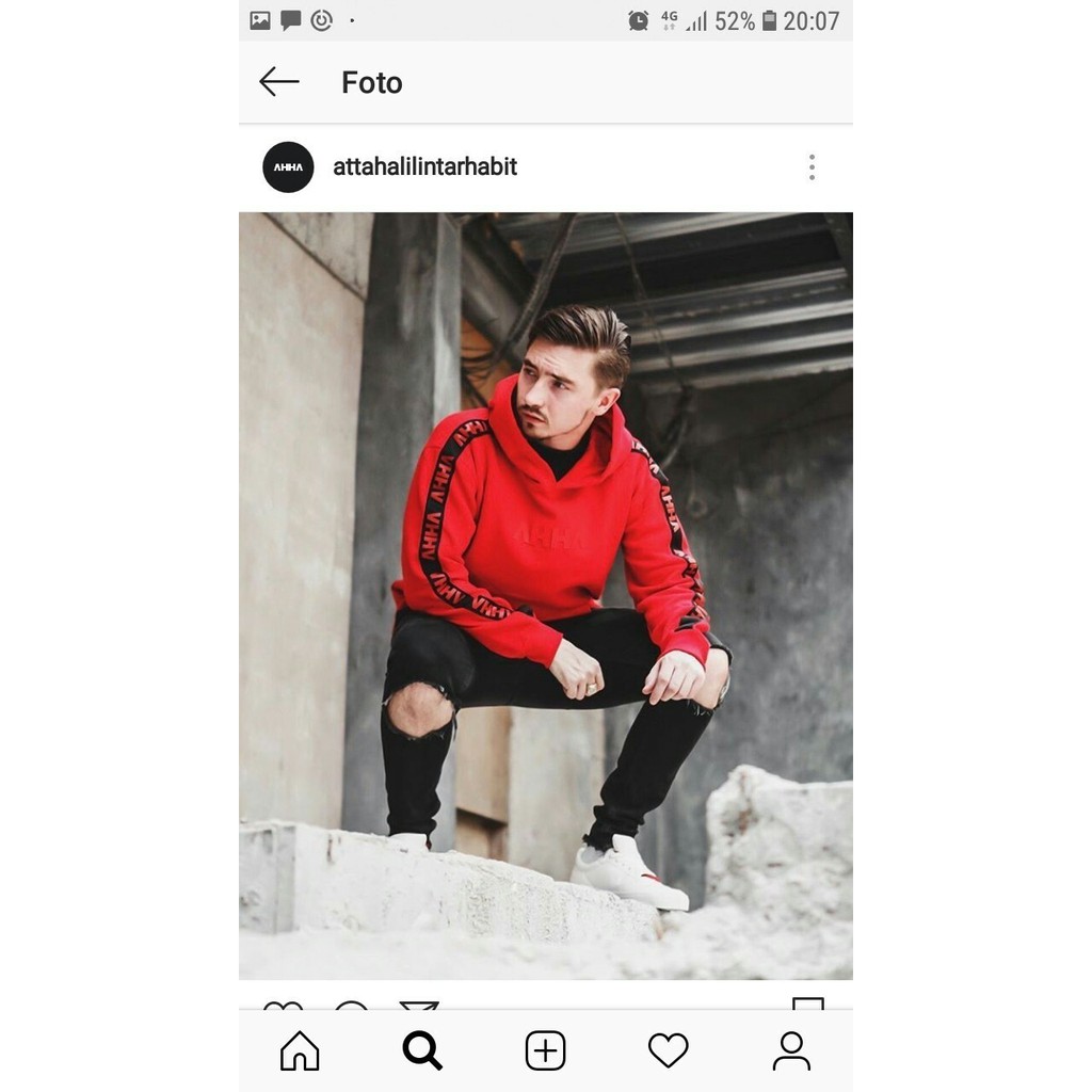 Jaket AHHA / Sweater Hoodie AHHA / Jaket Hoodie AHHA atta Halilintar biru navy