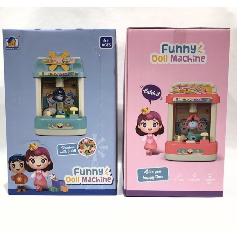 Funny Doll Machine Mainan Capit Boneka