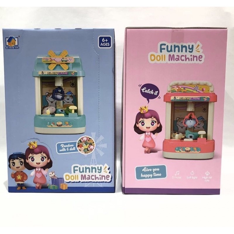 Funny Doll Machine Mainan Capit Boneka