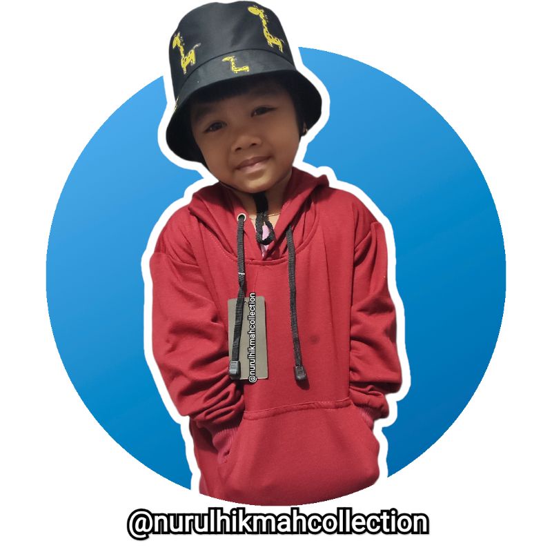 Jaket Hoodie Anak Unisex/Sweater Hoodie Anak Perempuan/Laki-Laki GRATIS Custom Nama Request