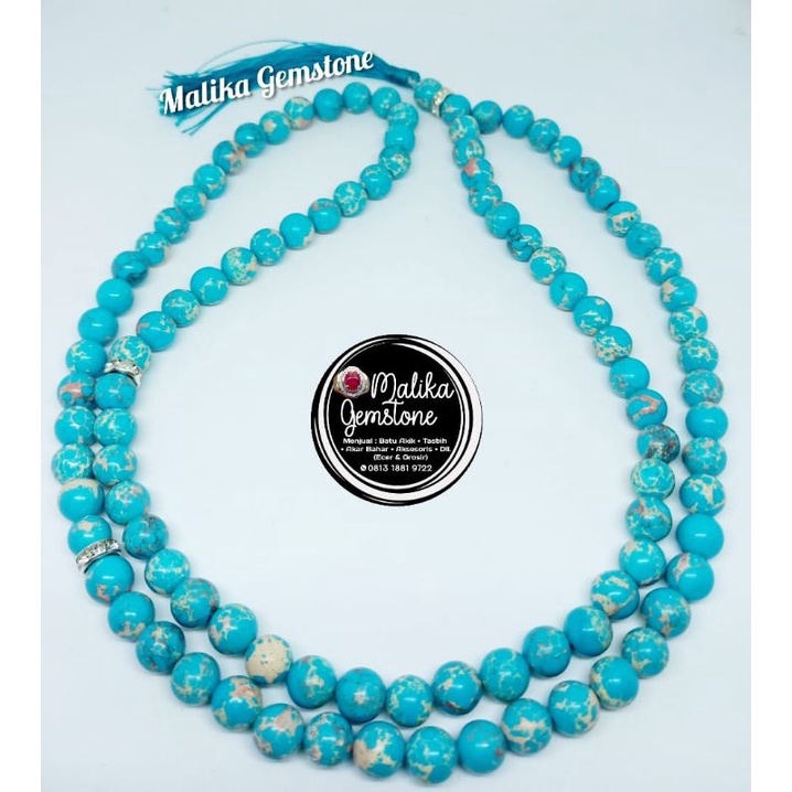 TASBIH BATU PIRUS PERSIA 99 BUTIR 10MM 100% NATURAL