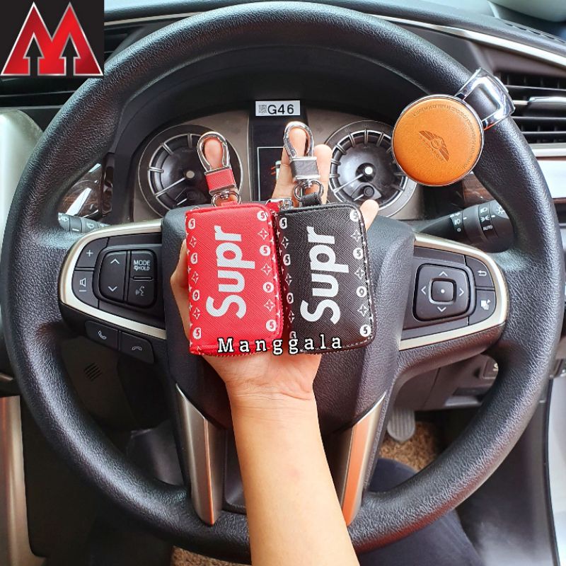 Dompet Gantungan Kunci STNK Mobil Motor LV Supreme