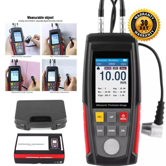 Ultrasonic Thickness Gauge Digital Wall Thickness Alat Ukur Ketebalan