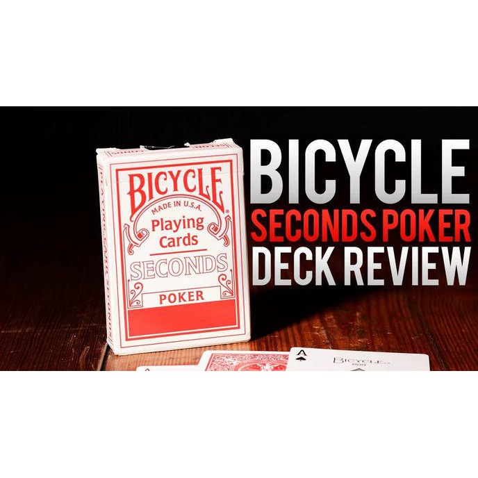 Promo  barang bagus  Bicycle Seconds Red Poker Playing Card Import America Limited