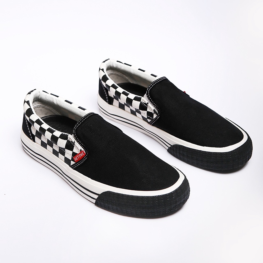 GETZKE SkakStar -  Sepatu Sneaker Slip On Checkerboard Original Getzke