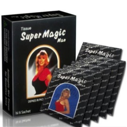 TISU MAGIC POWER HITAM