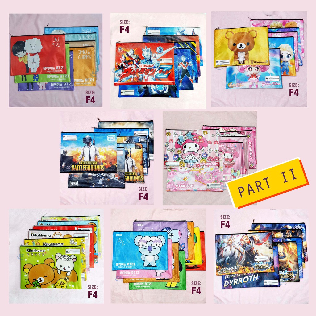 

(order per set) PART II Map Folder Dokumen F4 kain