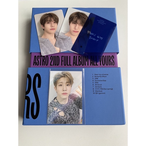 Astro All Yours ver Me Unsealed set Jinjin Benefit Makestar 1