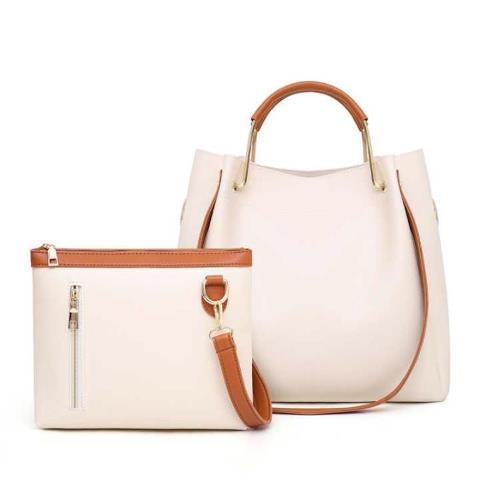 BJ67350 (2IN1) - BEIGE/PINK/REDWINE - TAS SALE HANDBAG TOTEBAG JINJING SLEMPANG IMPORT TAS WANITA FASHION IMPORT MODIS ELEGAN TERMURAH TERLARIS TERBARU BAGSTORE JAKARTA TAS BATAM ZCJ7350