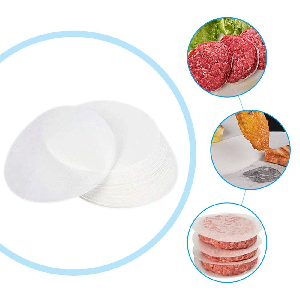 NICKOLAS1 Patty Paper4/5/6 Set Isi 500 Hamburger Untuk Steamer Freezing Paper Liner Perlengkapan Baking