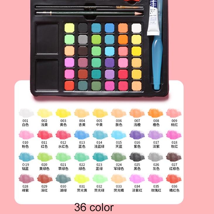 

Terbaru.. 36/48Water Color Set - Alat Cat Air Set Alat Melukis Cat Air Cat (Termasuk Kuas dan Kertas Gambara Best Seller