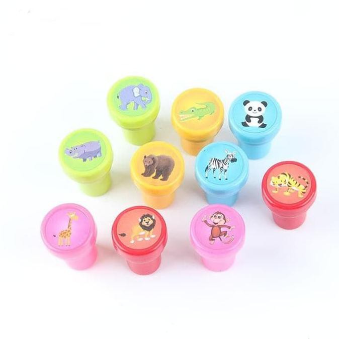 

14.84Ftgrdujh- Mainan Anak Edukasi - Stempel Binatang - Stamp Anak - Stempel Reward -Toko-Boneka.