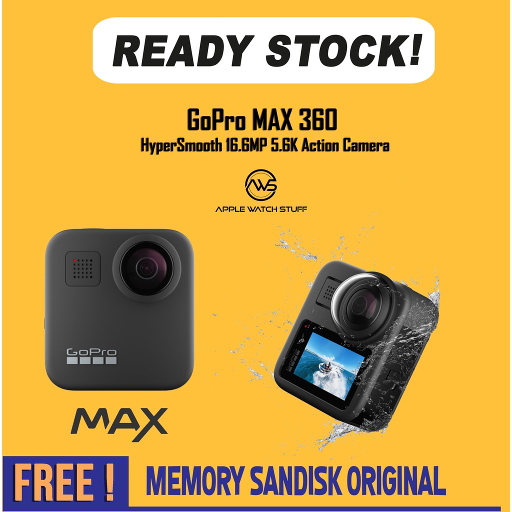 GoPro MAX HyperSmooth 16.6MP 5.6K 