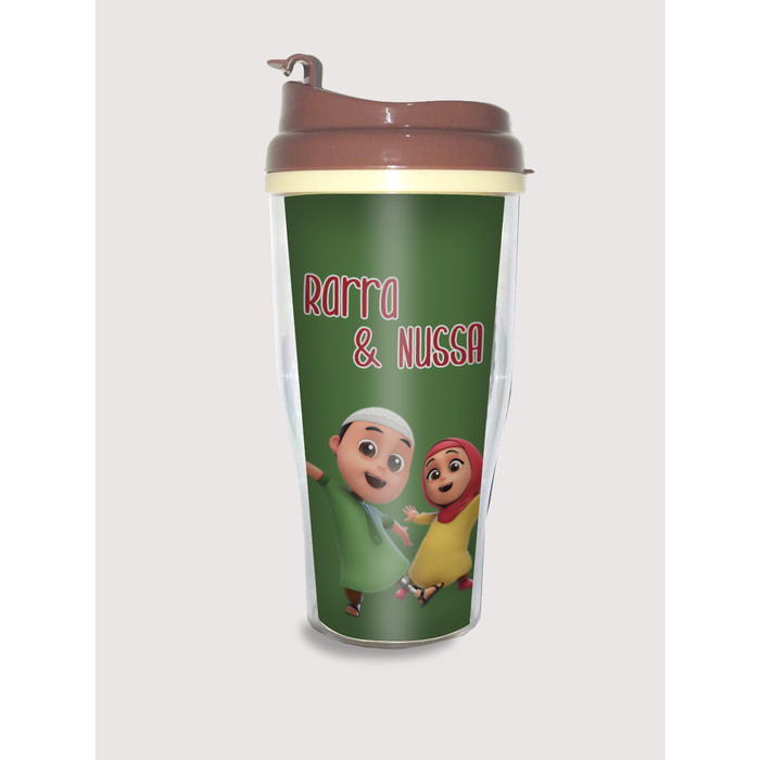 Tumbler Custom Tempat Minum Karakter Kartun Rarra Nussa / Tumbler R200