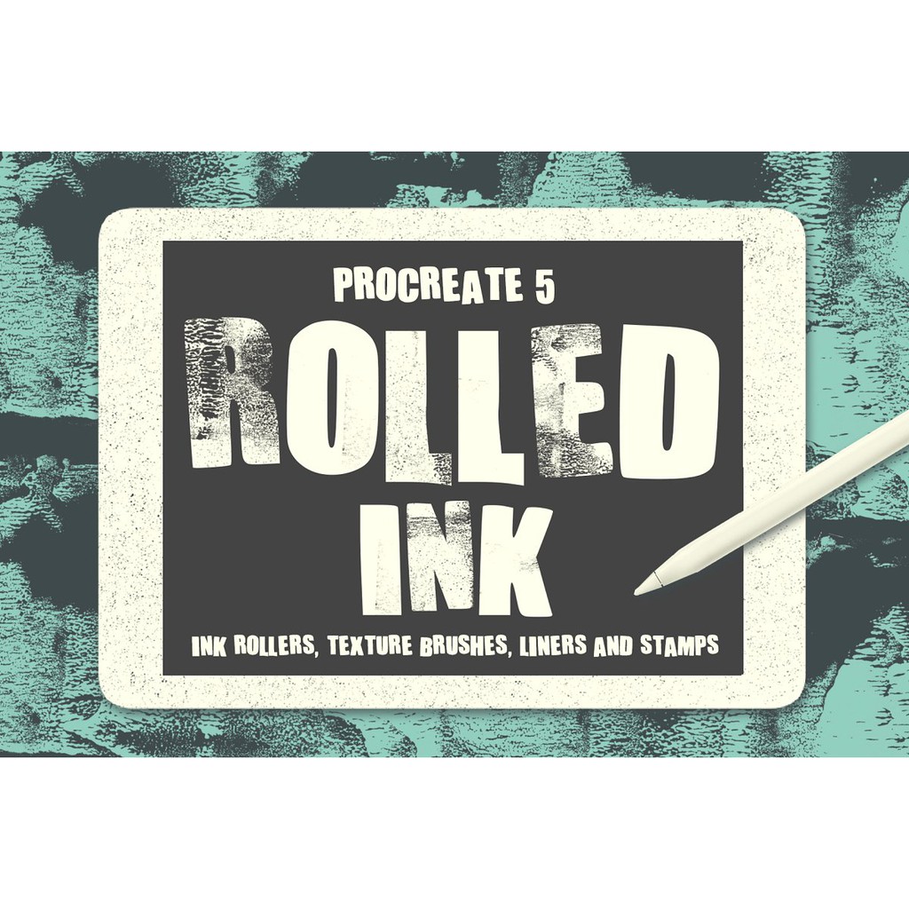 Procreate Brush - Rolled Ink Brushes